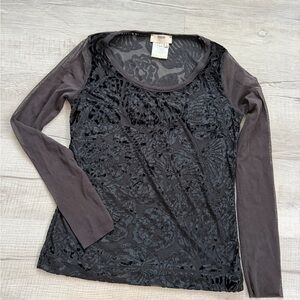 JPG Fuzzi burnout velvet tee